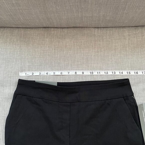 NWT JM Collection Deep Black Ankle Pant Comfort Waistband Pants Women's Size S - Picture 8 of 11